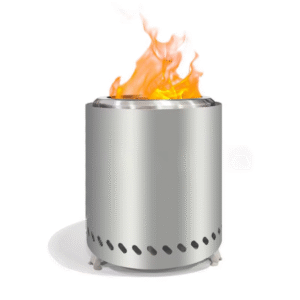 Stainless Steel Smokeless Fire Pit with Nylon Travel Bag Portable Mini Fire Pit for Urban & Suburbs