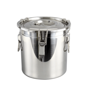 Airtight Pet Food Container Stainless Steel Pet Food Storage Container for Dog Food, Cat Food, and Bird Feed