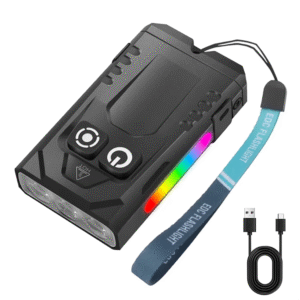 Custom Logo Mini Keychain UV Light Portable Pocket USB Rechargeable Multi Color Changing Small LED Torch Flashlight for Toy Gift