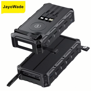 PD22W Fast Charging Solar Charger 20000mAh Outdoor USB C Portable Solar Panel Power Bank with 4 Solar Panels