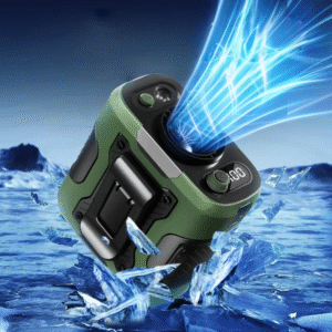 Outdoor Work Jogging Travel Hiking Strong 6000mAh Battery Hands-Free Portable Wearable Clip-On Portable Waist Fan Belt Clip Fan