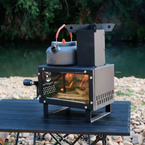 Outdoor Survival Camping Wood Cooking Stove Mini Portable Firewood Burning Rocket Stove