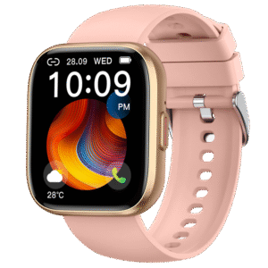 2024 New P114 Smart Watch Silica Gel Square Heart Rate Sleep Tracker Remote Control Answer Call for IOS and Android